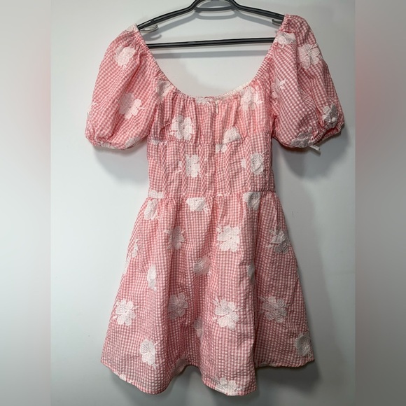 Sabo Pink Gingham Shaye Dress size S - Picture 9 of 11